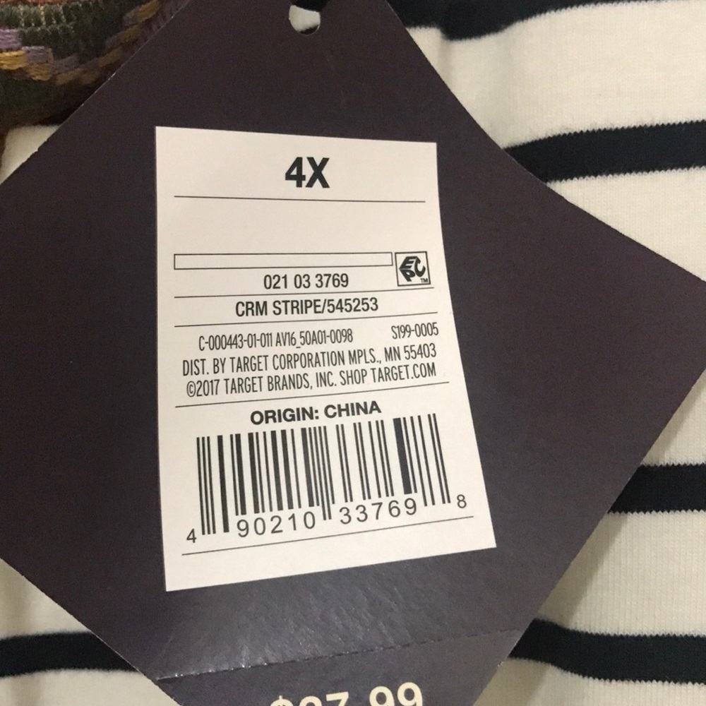 NWT Ava & Viv Stripe Dress - Picture 3 of 7